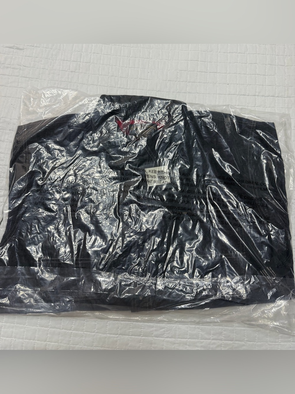 Filson Lined Denim Work Shirt Black M NWT